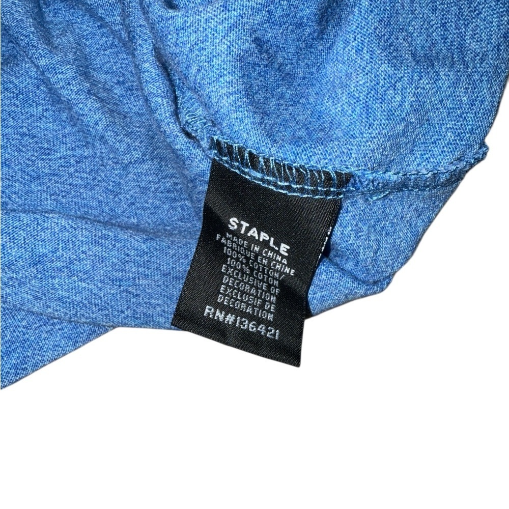 Staple Blue and Red Men's Shirt T-Shirt - Picture 4 of 5